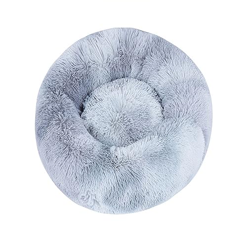 Beruhigendes Hunde- und Katzenbett, flauschiges Plüsch, Donut-Haustierbett für kleine Hunde, Katzen, weich, Welpen, Kätzchen, Kuschelbett, rund, waschbar, 50 cm, Stil 13 Beruhigendes Hunde- und Katzenbett, flauschiges Plüsch, Donut-Haustierbett für kleine Hunde, Katzen, weich, Welpen, Kätzchen, Kuschelbett, rund, waschbar, 50 cm, Stil 13 von KYMMPL