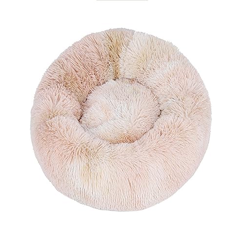 Beruhigendes Hunde- und Katzenbett, flauschiges Plüsch, Donut-Haustierbett für kleine Hunde, Katzen, weich, Welpen, Kätzchen, Kuschelbett, rund, waschbar, 50 cm, Stil 14 Beruhigendes Hunde- und Katzenbett, flauschiges Plüsch, Donut-Haustierbett für kleine Hunde, Katzen, weich, Welpen, Kätzchen, Kuschelbett, rund, waschbar, 50 cm, Stil 14 von KYMMPL