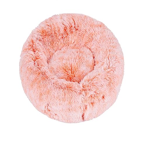 Beruhigendes Hunde- und Katzenbett, flauschiges Plüsch, Donut-Haustierbetten für kleine Hunde, Katzen, weich, Welpen, Kätzchen, Kuschelbett, rund, waschbar, 100 cm, Stil 3 Beruhigendes Hunde- und Katzenbett, flauschiges Plüsch, Donut-Haustierbetten für kleine Hunde, Katzen, weich, Welpen, Kätzchen, Kuschelbett, rund, waschbar, 100 cm, Stil 3 von KYMMPL