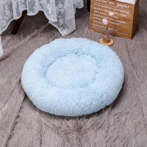 KYMMPL Beruhigendes Marshmallow-Donut-Hundebett, Anti-Angst, rund, weich, flauschig, Plüsch, verdickt, warm, Haustierbett für Hunde und Katzen (40 cm, Stil 10) von KYMMPL