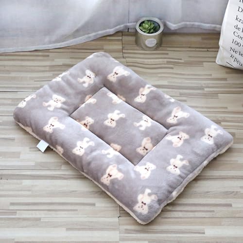 KYMMPL Hundebett-Matte, waschbar, Katzenkissen, weich, Premium-Plüsch, Hundematratze, Sofa, Doppelzweck, Abstand für kleine, mittelgroße, mittelgroße Hunde und Katzen (69 x 48 cm, Style21) von KYMMPL