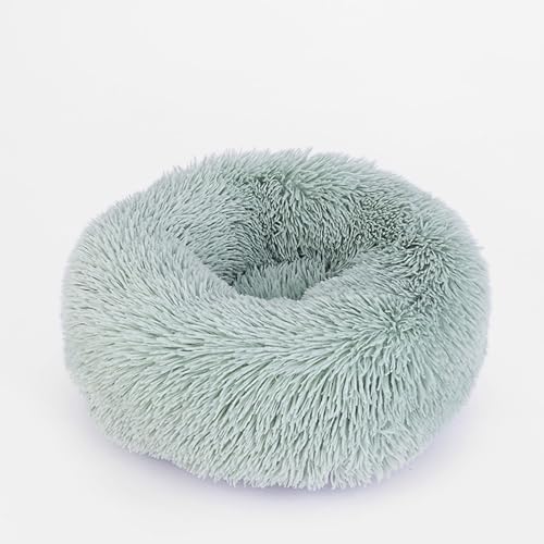 KYMMPL Langes, flauschiges Haustierbett, beruhigend, Anti-Angst, bequemes Haustier-Pad, rund, orthopädische Entlastung, verbessertes Schlafen, für Hunde und Katzen, 80 cm, Stil 9 KYMMPL Langes, flauschiges Haustierbett, beruhigend, Anti-Angst, bequemes Haustier-Pad, rund, orthopädische Entlastung, verbessertes Schlafen, für Hunde und Katzen, 80 cm, Stil 9 von KYMMPL