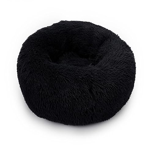 KYMMPL Plüsch-Katzenbett, Anti-Angst, beruhigend, rund, abnehmbar, waschbar, warm, flauschig, Haustiermatte, Kissen, Sofa (100 cm, Stil 6) von KYMMPL