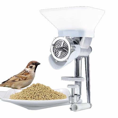 KZU Manuelle Futter-Pellet-Maschine – Tierfutterbereiter mit 2,5 mm Pelletform für Vögel und mehr KZU Manuelle Futter-Pellet-Maschine – Tierfutterbereiter mit 2,5 mm Pelletform für Vögel und mehr von KZU