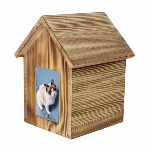 Hundeurnen für Asche, Haustierurnen, Haustier-Einäscherungsurnen, Haustierasche, Fotobox, Form des Hauses, Hundeurnen, Holz-Andenken, Gedenkurnen, Katzenasche Hundeurnen für Asche, Haustierurnen, Haustier-Einäscherungsurnen, Haustierasche, Fotobox, Form des Hauses, Hundeurnen, Holz-Andenken, Gedenkurnen, Katzenasche von KaBuea