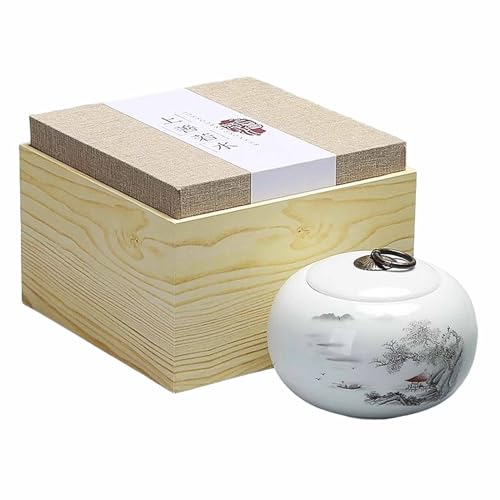 Kleine Urne für menschliche Asche, handgefertigte Keramikurne, schöne kleine Andenkenurnen für Hunde und Katzen, mit hochwertiger Geschenkbox Kleine Urne für menschliche Asche, handgefertigte Keramikurne, schöne kleine Andenkenurnen für Hunde und Katzen, mit hochwertiger Geschenkbox von KaBuea