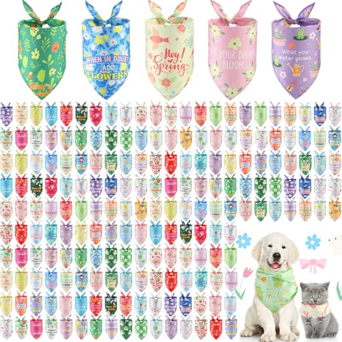 Kacctyen Hundehalstücher mit Sprüchen, dreieckig, waschbar, waschbar, für kleine, mittelgroße und große Hunde, Katzen, 200 Stück von Kacctyen