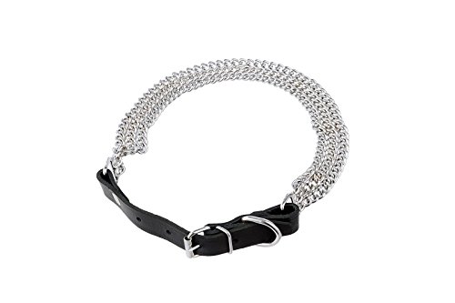 Kacperek Kettenhalsbänder, Hundehalsband Dreifachhalskette - Silber (42-50cm) von Kacperek