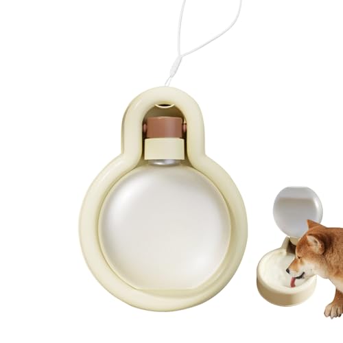 Hundetrinkflasche für Unterwegs zum Gehen 350/500ML Hunde Wasserflasche, Tragbare Trinkflasche für Welpen Katzen, Faltbare Hund Trinkflasche Wassernapf Gadget für Outdoor Aktivitäten (350ml) von Kaezuy