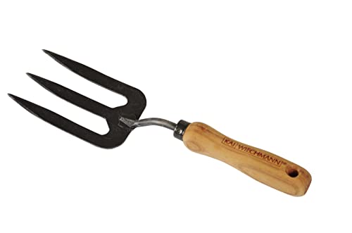 Kai Wiechmann Teak Pflanzgabel Blumengabel Gartengabel handgeschmiedet Teakholzgriff Premium Kai Wiechmann Teak Pflanzgabel Blumengabel Gartengabel handgeschmiedet Teakholzgriff Premium von Kai Wiechmann