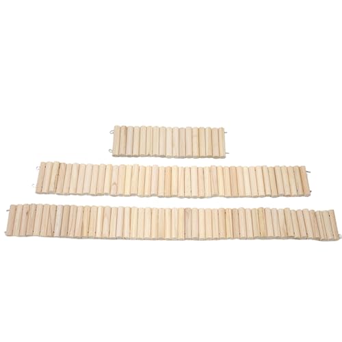 3pcs Hamster Bridge hölzerne Biegenklettern Hamster Zaun DIY Käfigdekoration Haustier Leiterbrücke für Chinchilla Smalltiere Zaun 3pcs Hamster Bridge hölzerne Biegenklettern Hamster Zaun DIY Käfigdekoration Haustier Leiterbrücke für Chinchilla Smalltiere Zaun von Kalastussaari