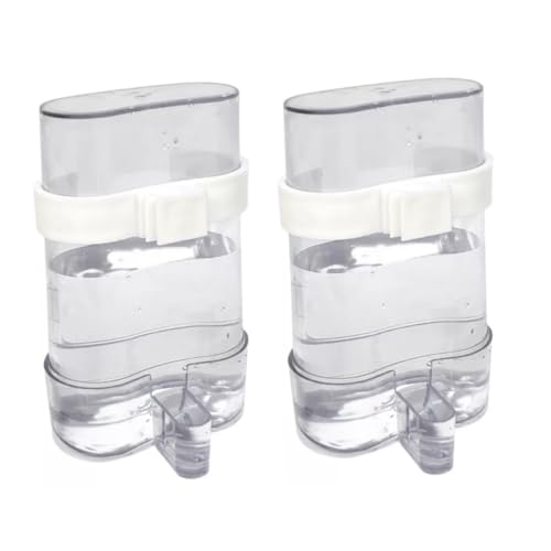 Automatische Vogelwasserer -Feeder, Vogelwasserspender für Käfig, 2pcs Keine Mess Vogelfutterdienste Waterer Cockatiel Cage Accessoires Haustierprodukte Automatische Vogelwasserer -Feeder, Vogelwasserspender für Käfig, 2pcs Keine Mess Vogelfutterdienste Waterer Cockatiel Cage Accessoires Haustierprodukte von Kalastussaari