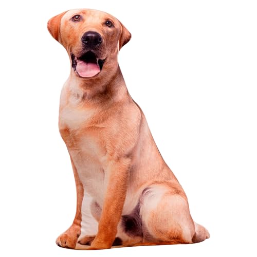 Hundeförmisches Kissen 20 -Zoll -Baumwollgefüllte 3D -Hundekissen lustige realistische Hundekissen kuschelige dekorative Hund Plüsch für Zuhause, Büro, Hotel, Hundegeschenke, Labrador Retriever Hunde Hundeförmisches Kissen 20 -Zoll -Baumwollgefüllte 3D -Hundekissen lustige realistische Hundekissen kuschelige dekorative Hund Plüsch für Zuhause, Büro, Hotel, Hundegeschenke, Labrador Retriever Hunde von Kalastussaari