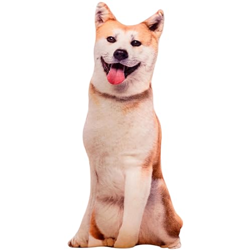 Hundeform geformtes Kissen 20 Zoll Baumwollgefüllte 3D -Hundekissen lustige realistische Hundekissen kuschelige dekorative Hund Plüsch für Zuhause, Büro, Hotel, Hundegeschenke, Shiba -Hundeform -Kiss Hundeform geformtes Kissen 20 Zoll Baumwollgefüllte 3D -Hundekissen lustige realistische Hundekissen kuschelige dekorative Hund Plüsch für Zuhause, Büro, Hotel, Hundegeschenke, Shiba -Hundeform -Kiss von Kalastussaari
