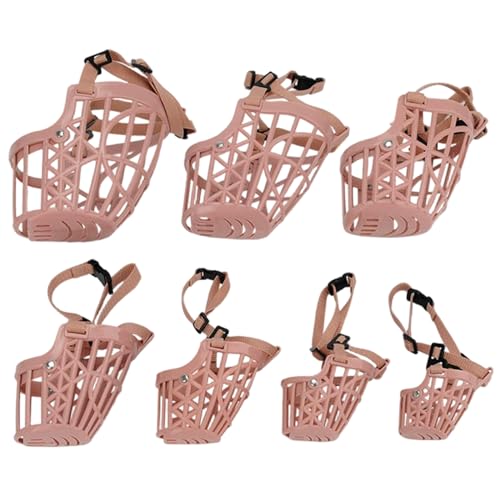 Hundemündungsset, 7-Pack-Verstellbares, atmungsaktive Korbmundmundgeräte für kleine/mittlere/große Hunde, Anti-Biting-Trainingslösung für Welpen Hundemündungsset, 7-Pack-Verstellbares, atmungsaktive Korbmundmundgeräte für kleine/mittlere/große Hunde, Anti-Biting-Trainingslösung für Welpen von Kalastussaari