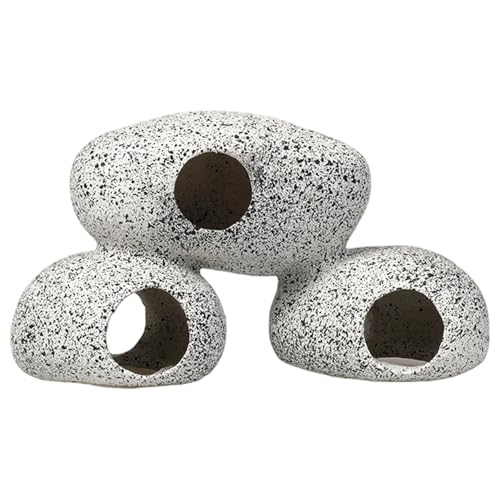Kalastussaari Aquarium Rock Cave Decor, Harzfisch-Versteck, Safe 3-in-1-Zucht und Rastplatz für Haustiere/7x3x4 von Kalastussaari