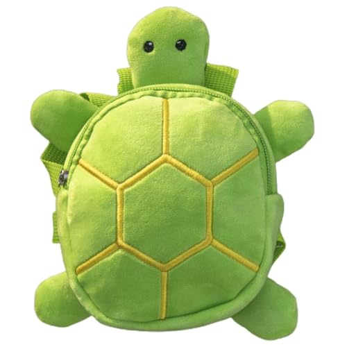 Kalastussaari Hunde -Rucksack, niedliche Cartoon Turtle Pet Gurtess Weste mit verstellbarem Riemen, multifunktionaler Satteltasche für das Wandertraining/Grün von Kalastussaari