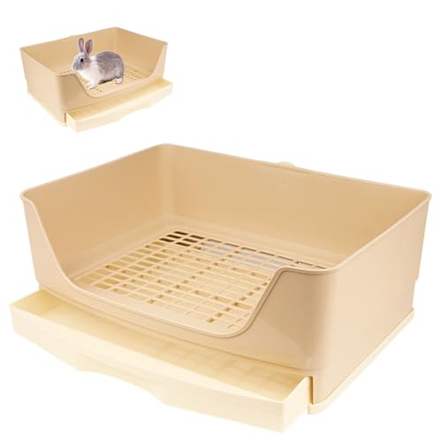 Kaninchendrüsenbox, 15,8x11x6 Plastik Bunny Müllschachtel mit Schubladen, Töpfchen -Trainer Haustierpfanne leicht zu reinigen Meerschweinchen -Katzentoilette für Kaninchen, Meerschweinchen, Frettchen Kaninchendrüsenbox, 15,8x11x6 Plastik Bunny Müllschachtel mit Schubladen, Töpfchen -Trainer Haustierpfanne leicht zu reinigen Meerschweinchen -Katzentoilette für Kaninchen, Meerschweinchen, Frettchen von Kalastussaari