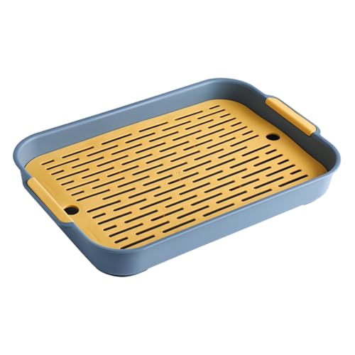 Kaninchendrüsenbox, spritzsicherer Hasenschatzer, große Bettpfanne, Plastik -Ecktoilette mit Rost für Meerschweinchen, Chinchillas und Hamster/7, 3x10.6x1.6in Kaninchendrüsenbox, spritzsicherer Hasenschatzer, große Bettpfanne, Plastik -Ecktoilette mit Rost für Meerschweinchen, Chinchillas und Hamster/7, 3x10.6x1.6in von Kalastussaari