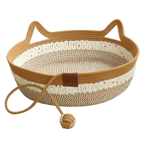 Kalastussaari Katzenkorb faltbares Katzenkorbbett mit Widerstandsbestandes Korbkatze mit Seilball -Waschkühlbasi Kalastussaari Katzenkorb faltbares Katzenkorbbett mit Widerstandsbestandes Korbkatze mit Seilball -Waschkühlbasi von Kalastussaari