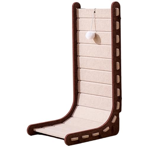 Katzenkratzer, L -Form Cat Scratch Pad, Kratzer mit Kugelspielzeug mit Plüschkugel, Abnehmbarer und waschbarer Kratzer -Lounge für Innenräume Katzenkratzer, L -Form Cat Scratch Pad, Kratzer mit Kugelspielzeug mit Plüschkugel, Abnehmbarer und waschbarer Kratzer -Lounge für Innenräume von Kalastussaari