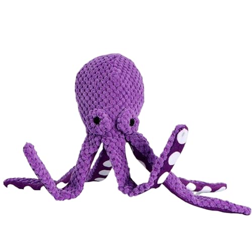 Oktopus Hund Spielzeug 12.6x3.4x3.4 '' Plüsch quietschende Hund Spielzeug Spaß & einbezogene lange Beine Tintenfisch -Hundespielzeug für Hunde aller Rassen lila interaktiver Hund Spielzeug Oktopus Hund Spielzeug 12.6x3.4x3.4 '' Plüsch quietschende Hund Spielzeug Spaß & einbezogene lange Beine Tintenfisch -Hundespielzeug für Hunde aller Rassen lila interaktiver Hund Spielzeug von Kalastussaari