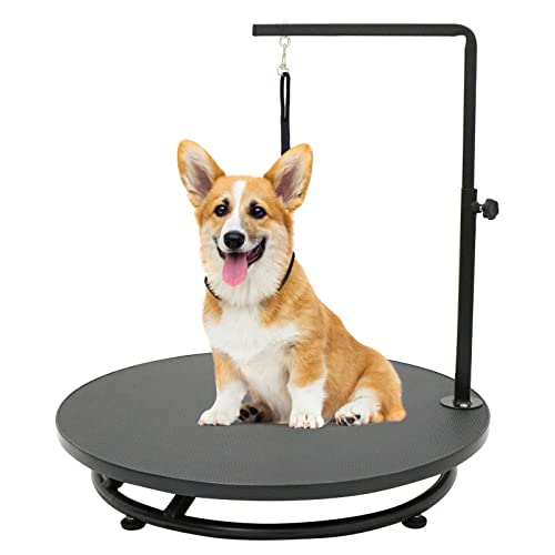 Kalolary 24 Zoll Trimmtisch für Hunde/Katzen, 360 ° drehbarer Hundepflegetisch, höhenverstellbarer Pflegetisch für kleine Hunde, Heimtier Spa Tischstation Kalolary 24 Zoll Trimmtisch für Hunde/Katzen, 360 ° drehbarer Hundepflegetisch, höhenverstellbarer Pflegetisch für kleine Hunde, Heimtier Spa Tischstation von Kalolary