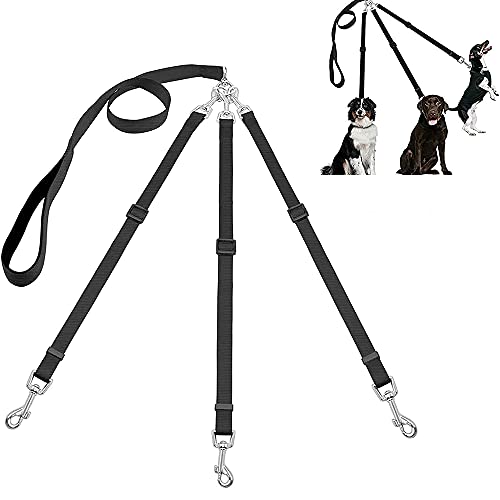 Hundeleine Leine, 3-in-1 Hundeleine, Hundeleine Nylon, Hund Kette Leine, Anti-Zieh Haustier Hund Führen Leine Kette für Gehen Trainieren Joggen, für Mittlere, Kleine Hunde, Mehrere Haustiere Hundeleine Leine, 3-in-1 Hundeleine, Hundeleine Nylon, Hund Kette Leine, Anti-Zieh Haustier Hund Führen Leine Kette für Gehen Trainieren Joggen, für Mittlere, Kleine Hunde, Mehrere Haustiere von Kalsey