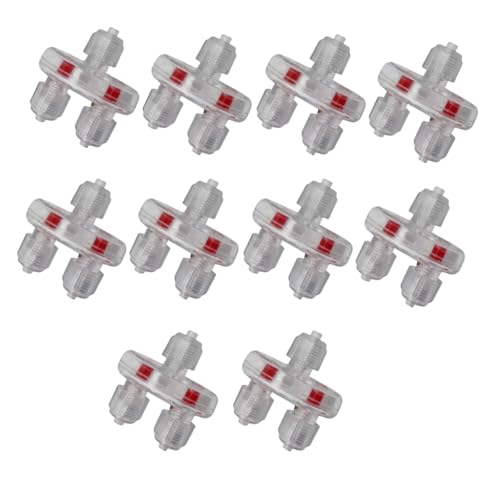 Kalttoy 10 x Aquarium-Luftstrom-Kontrollventile, Wasserrückflussventile, 3/16 Zoll Schlauch von Kalttoy