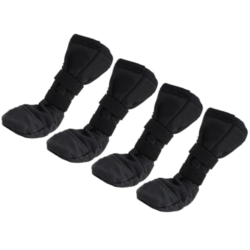 Kalttoy 2 Paar Hundesocken, Fußabdeckung für Haustiere, Winterschuhe, rutschfeste Sohlen, Outdoor-Stiefel von Kalttoy