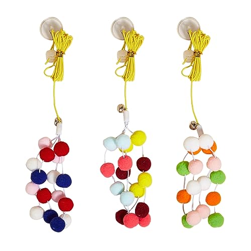 Kalttoy Haustier-Katzen-Frühlings-Pompons Spielzeug Hängende Tür Hüpfen Frühling Spielzeug Kalttoy Haustier-Katzen-Frühlings-Pompons Spielzeug Hängende Tür Hüpfen Frühling Spielzeug von Kalttoy
