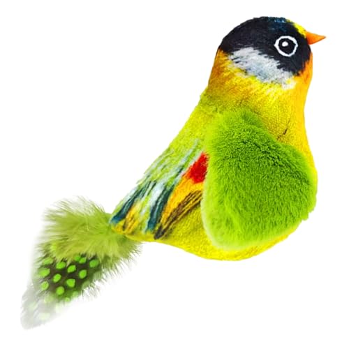 Kalttoy Interaktives Katzenspielzeug aus Plüsch, niedliche Vogelform mit realistischen Vogelgeräuschen Kalttoy Interaktives Katzenspielzeug aus Plüsch, niedliche Vogelform mit realistischen Vogelgeräuschen von Kalttoy