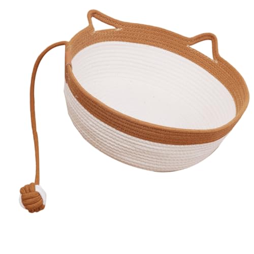 Kalttoy Kreatives Haustierbett Nest für Hunde und Katzen Korb Rundes Nest Gewebtes Bett Kalttoy Kreatives Haustierbett Nest für Hunde und Katzen Korb Rundes Nest Gewebtes Bett von Kalttoy