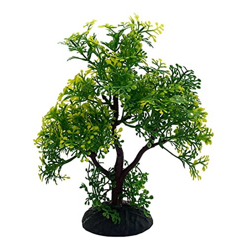 Kunststoff-Wasserpflanzen für Aquarien, künstliche Pflanzen, kleine Baumschmuck, 15,2 cm von Kalttoy