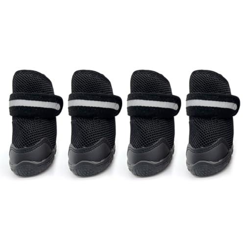Leichte Hundeschuhe, atmungsaktiv, rutschfest, 4 Stück von Kalttoy
