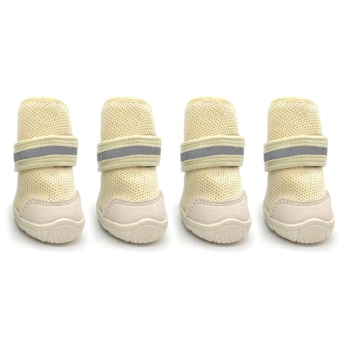 Leichte Hundeschuhe, atmungsaktiv, rutschfest, 4 Stück von Kalttoy