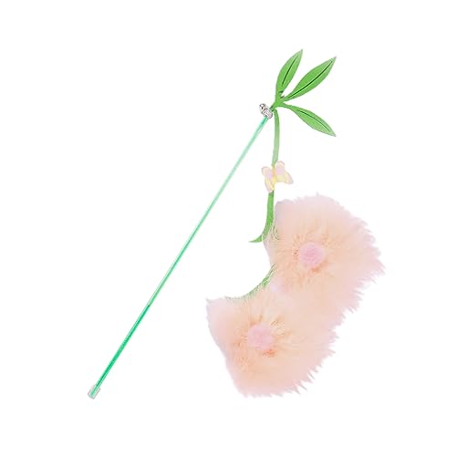 Lovely Cat Feather Toy Cat Wand Toy Fishing with Bells Flower Feather von Kalttoy