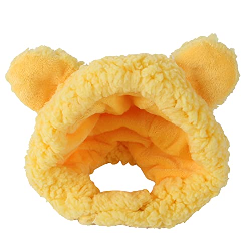 Niedlicher Hut für Katzen, Bär mit Ohren, Kostüm, Haustierkappe, weich, warm Niedlicher Hut für Katzen, Bär mit Ohren, Kostüm, Haustierkappe, weich, warm von Kalttoy