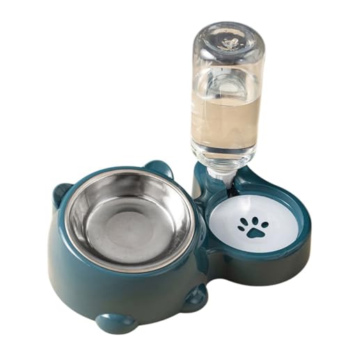 Pet Feeders Automatischer Wasserspender Edelstahl Abnehmbare Schale von Kalttoy