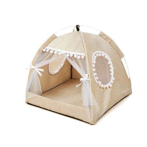 Pet Tipi Hunde Katzenbett für Katze Hunde Outdoor Camping Ruhezelt Abnehmbar von Kalttoy