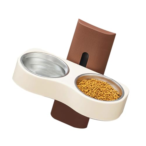 Protect Neck Doppelnapf Katzen Hunde Napf Trinker Wandmontage Futternapf von Kalttoy