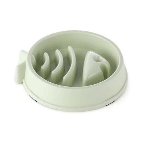 Verhindern Sie Ersticken Haustier Katzen Schüssel Fisch Form Kunststoff Solid Food Slow Feeding Napf Verhindern Sie Ersticken Haustier Katzen Schüssel Fisch Form Kunststoff Solid Food Slow Feeding Napf von Kalttoy