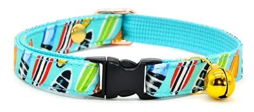 Paddleboard-Katzenhalsband, Sicherheitsverschluss, Größe XXS (15,2 cm – 25,4 cm) von Kamercy