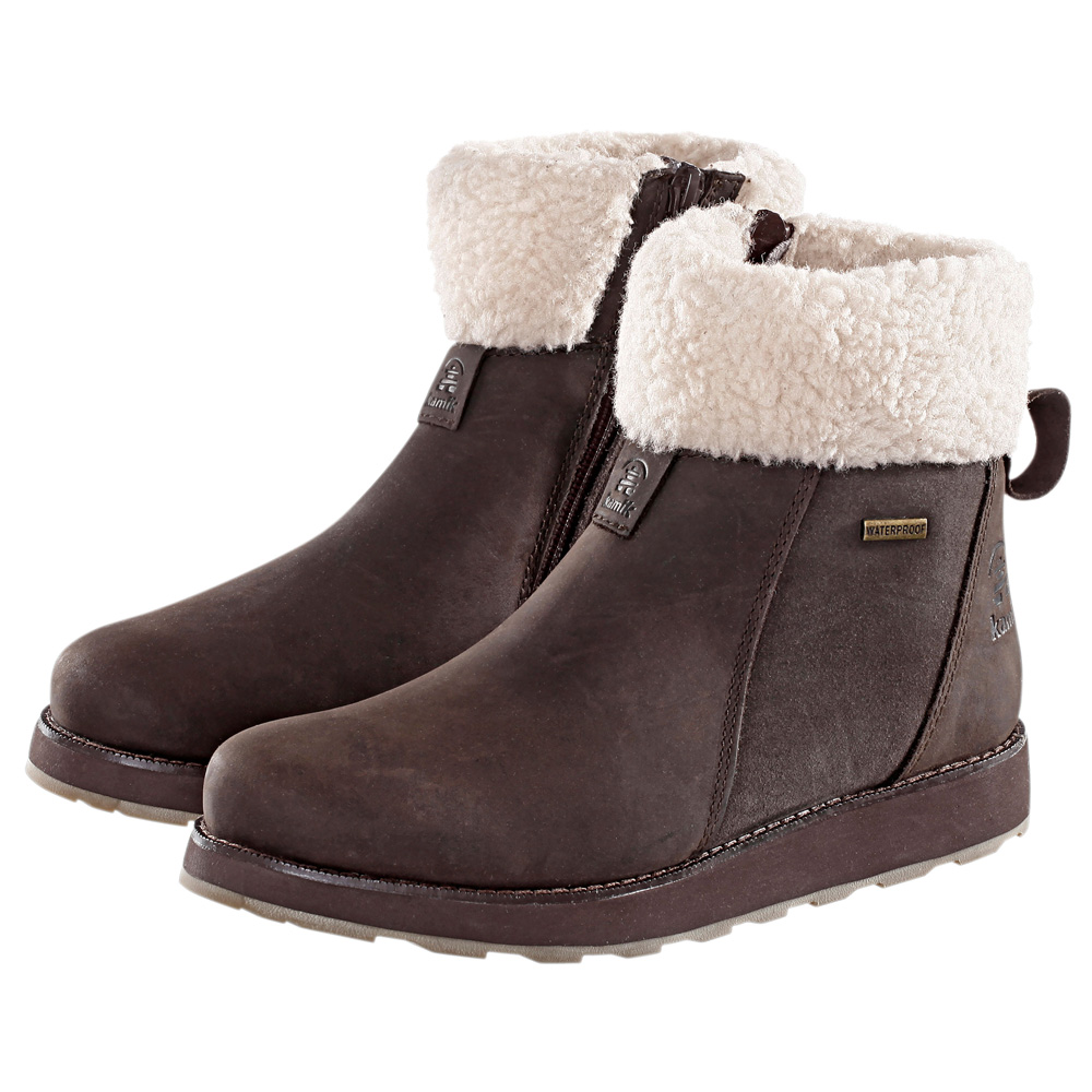 Kamik Damen Stiefel Ariel F Zip dark brown, Gr. 37 Kamik Damen Stiefel Ariel F Zip dark brown, Gr. 37 von Kamik