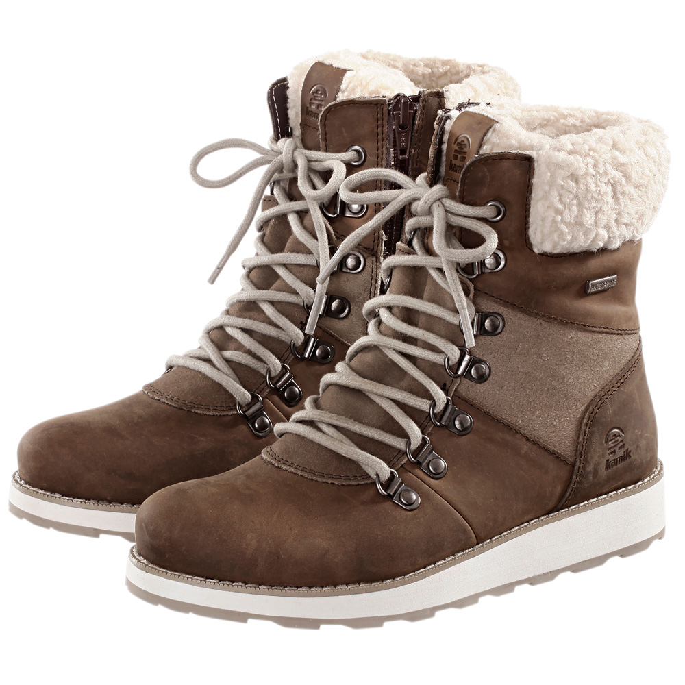 Kamik Damen Stiefel Ariel F taupe, Gr. 37 von Kamik