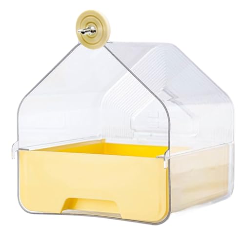 Kanoauo Vogelbadkäfig, Transparente Vogelbadewanne Zum Baden Und Duschen, Vogelkäfig Badewanne Dusche Box Feeder für Wellensittich Lovebird Fink Nymphensittich Kanarienvogel Haubenmaina Kanoauo Vogelbadkäfig, Transparente Vogelbadewanne Zum Baden Und Duschen, Vogelkäfig Badewanne Dusche Box Feeder für Wellensittich Lovebird Fink Nymphensittich Kanarienvogel Haubenmaina von Kanoauo