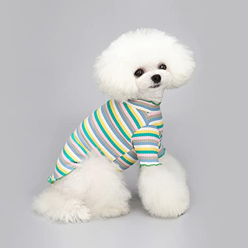 Alle Baumwoll-Frühling und Herbst Haustier Basisshirt, alle Baumwolle elastischen Streifen Winter Stil Pullover Hundekleidung Alle Baumwoll-Frühling und Herbst Haustier Basisshirt, alle Baumwolle elastischen Streifen Winter Stil Pullover Hundekleidung von Kanying