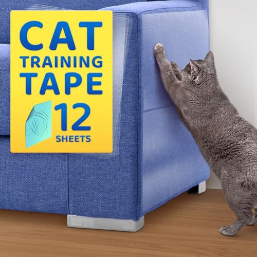 Katzen-Trainingsband – 12er-Pack, Verschiedene Größen – Kratzschutz für Möbel – Doppelseitiges Klebeband, um Katzen vom Kratzen abzuhalten Katzen-Trainingsband – 12er-Pack, Verschiedene Größen – Kratzschutz für Möbel – Doppelseitiges Klebeband, um Katzen vom Kratzen abzuhalten von KapStrom