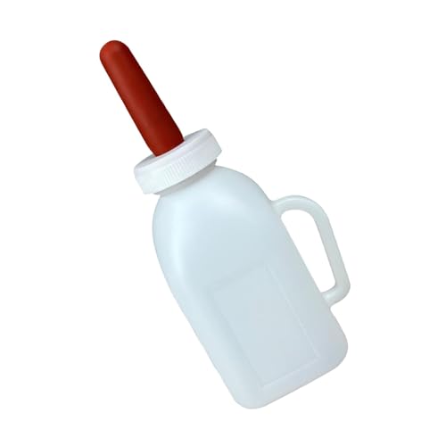 Kapaunn Kälberflasche, Babyziegenflasche - Kälberflasche Lammflasche | Stillflaschen für Kälber, Lamm-Futterflasche, Milchflasche, Ziegenflasche mit weichem Nippel, auslaufsicher von Kapaunn
