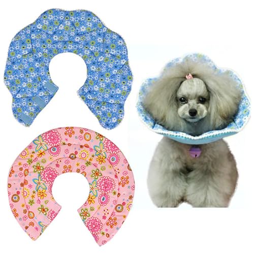 Atmungsaktives Katzenhalsband, dekorativer Halskegel für Haustiere, bissfest, waschbar, rund, Katzenhalsband, niedliche Hundedekorationen von Kapmore
